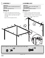 Предварительный просмотр 14 страницы Sojag Castel Owner'S Manual