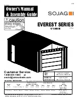 Preview for 1 page of Sojag EVEREST Series Owner'S Manual & Assembly Manual