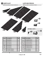 Preview for 11 page of Sojag Four Seasons 500-6160222 Assembly Manual