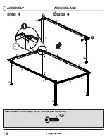 Preview for 16 page of Sojag Four Seasons 500-6160222 Assembly Manual