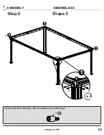 Preview for 17 page of Sojag Four Seasons 500-6160222 Assembly Manual