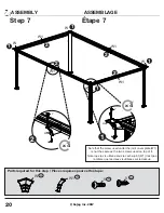 Preview for 20 page of Sojag Four Seasons 500-6160222 Assembly Manual