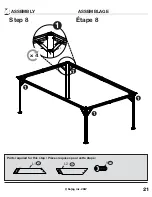 Preview for 21 page of Sojag Four Seasons 500-6160222 Assembly Manual