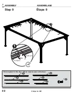 Preview for 22 page of Sojag Four Seasons 500-6160222 Assembly Manual