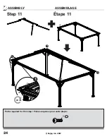 Preview for 24 page of Sojag Four Seasons 500-6160222 Assembly Manual