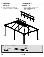 Preview for 32 page of Sojag Four Seasons 500-6160222 Assembly Manual