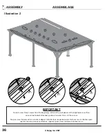 Preview for 36 page of Sojag Four Seasons 500-6160222 Assembly Manual