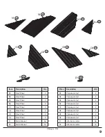 Предварительный просмотр 9 страницы Sojag Four Seasons 999-6158717 Assembly Manual