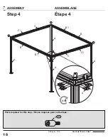 Предварительный просмотр 16 страницы Sojag Four Seasons 999-6158717 Assembly Manual