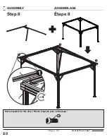 Предварительный просмотр 20 страницы Sojag Four Seasons 999-6158717 Assembly Manual