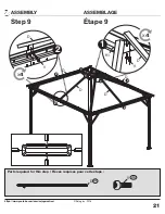 Предварительный просмотр 21 страницы Sojag Four Seasons 999-6158717 Assembly Manual