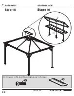 Предварительный просмотр 22 страницы Sojag Four Seasons 999-6158717 Assembly Manual