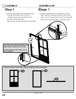 Preview for 10 page of Sojag Four Seasons Sunshelter E442-6159318 Assembly Instructions Manual