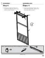 Preview for 13 page of Sojag Four Seasons Sunshelter E442-6159318 Assembly Instructions Manual