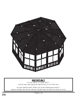 Preview for 36 page of Sojag Four Seasons Sunshelter E442-6159318 Assembly Instructions Manual