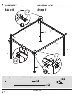 Preview for 11 page of Sojag GAZFOUR05 Assembly Instructions Manual