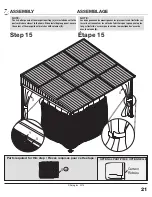 Preview for 22 page of Sojag GAZFOUR05 Assembly Instructions Manual