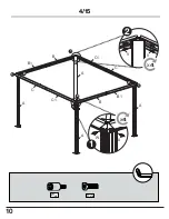 Preview for 10 page of Sojag MERIDIEN Assembly Manual