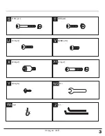 Предварительный просмотр 3 страницы Sojag Messina 12x16 Assembly Manual