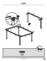 Предварительный просмотр 11 страницы Sojag Messina 12x16 Assembly Manual