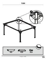 Предварительный просмотр 15 страницы Sojag Messina 12x16 Assembly Manual