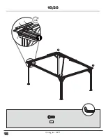 Предварительный просмотр 18 страницы Sojag Messina 12x16 Assembly Manual