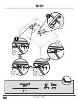 Предварительный просмотр 20 страницы Sojag Messina 12x16 Assembly Manual