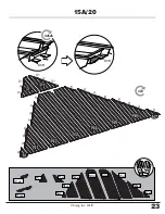 Предварительный просмотр 23 страницы Sojag Messina 12x16 Assembly Manual