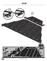 Предварительный просмотр 24 страницы Sojag Messina 12x16 Assembly Manual