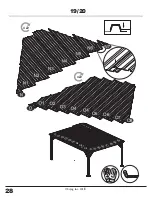 Предварительный просмотр 28 страницы Sojag Messina 12x16 Assembly Manual