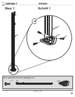 Preview for 11 page of Sojag Moreno Assembly Manual