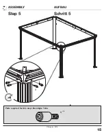 Preview for 15 page of Sojag Moreno Assembly Manual