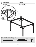 Preview for 19 page of Sojag Moreno Assembly Manual