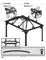 Preview for 22 page of Sojag Moreno Assembly Manual