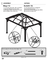 Preview for 24 page of Sojag Moreno Assembly Manual