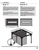 Preview for 29 page of Sojag Moreno Assembly Manual