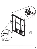 Preview for 13 page of Sojag Octogonal Solarium E999-5144048 Assembly Manual