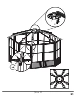 Preview for 21 page of Sojag Octogonal Solarium E999-5144048 Assembly Manual