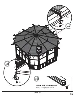 Preview for 33 page of Sojag Octogonal Solarium E999-5144048 Assembly Manual