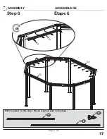 Preview for 17 page of Sojag Octogonal Sunshelter 12x15 Assembly Manual