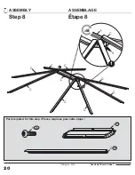 Preview for 20 page of Sojag Octogonal Sunshelter 12x15 Assembly Manual