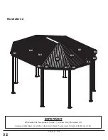 Preview for 32 page of Sojag Octogonal Sunshelter 12x15 Assembly Manual