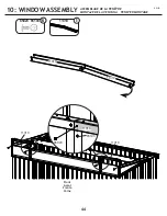 Preview for 44 page of Sojag SJDEN85 Owner'S Manual & Assembly Manual