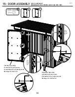 Предварительный просмотр 64 страницы Sojag SJDEN85 Owner'S Manual & Assembly Manual