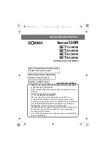 Preview for 3 page of Sokkia 130R Series Operator'S Manual