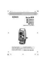 Sokkia 30R Series Operator'S Manual preview