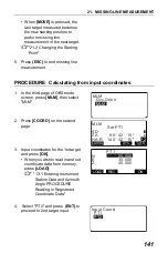 Preview for 151 page of Sokkia CX-101 Service Manual