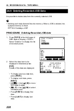 Preview for 230 page of Sokkia CX-101 Service Manual