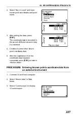 Preview for 237 page of Sokkia CX-101 Service Manual