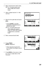 Preview for 89 page of Sokkia CX-52 Operator'S Manual